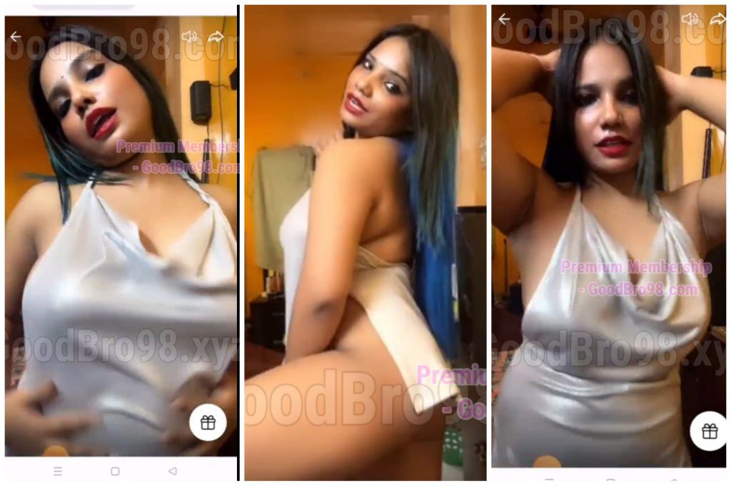 Unkown Tango Model ~ Super Hot Bitch Dancing Without Bra On Live
