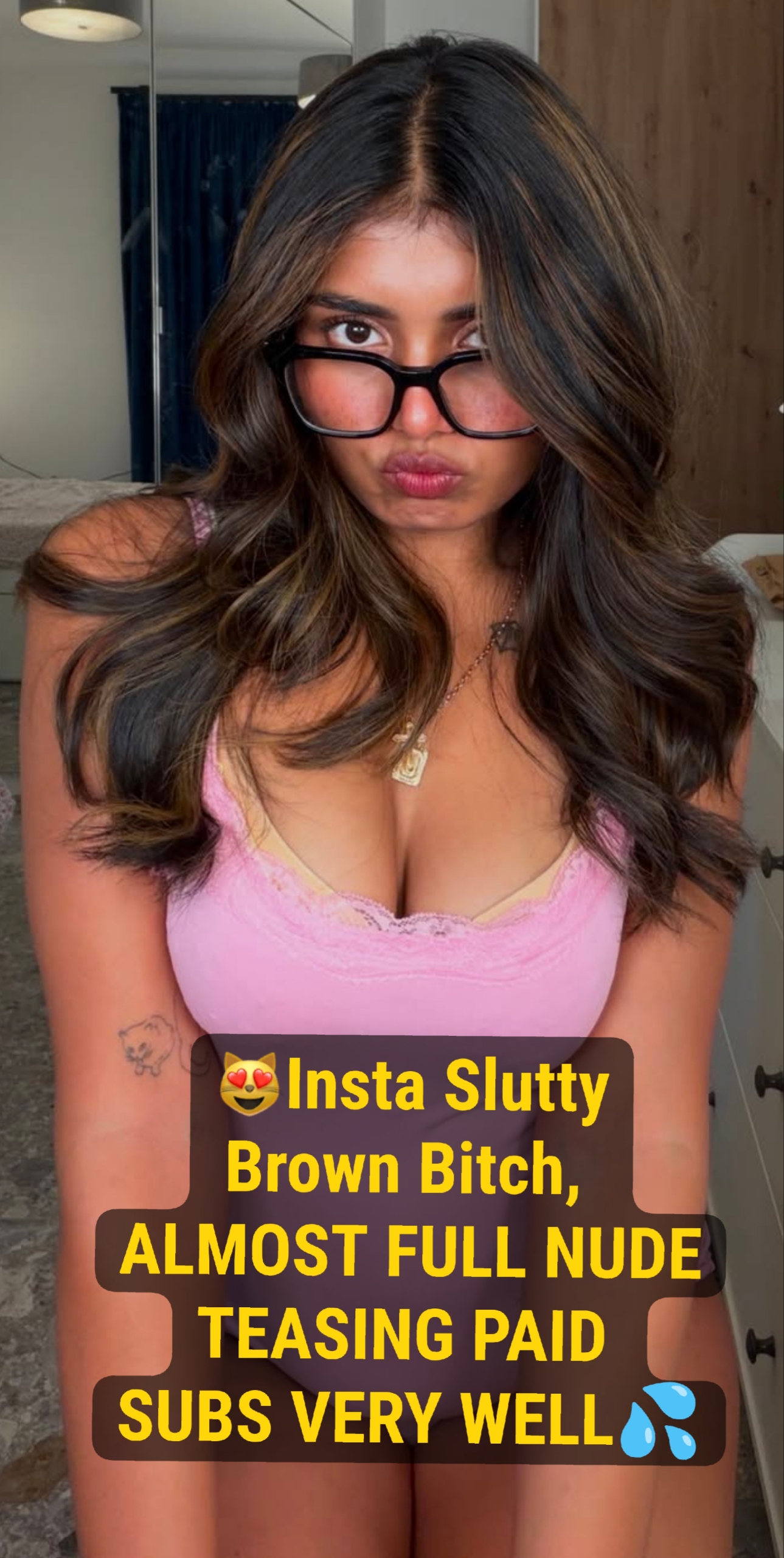 TrulyDisha Latest Insta Exclusives ~ ALMOST NUDE SLUTTY BROWN BITCH DONT MISS