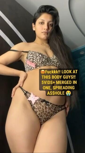 Super Hot Body And Amazing Ass, Spreading It For Us VIDEOS MERGED IN ONE!