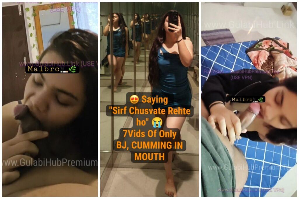 Asking “You Love Me Or Not? Sirf Chusvate Rehte Ho Mujhse.. 7Min Of Only Cock Sucking