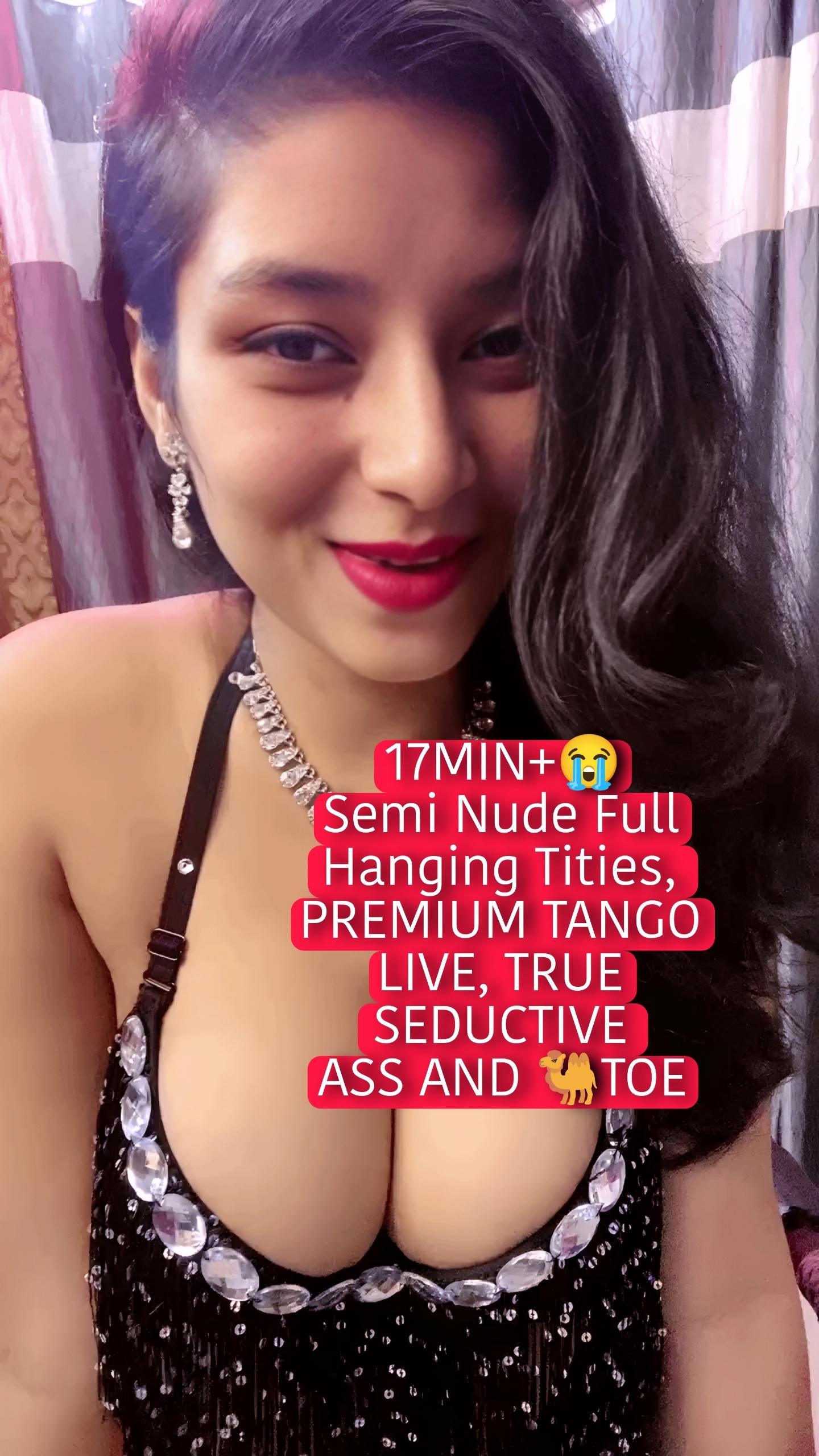 Zebabi Tango Premium Exclusive Live ~ SEMI NUDE TITIES HANGING FULL BODY TEASING