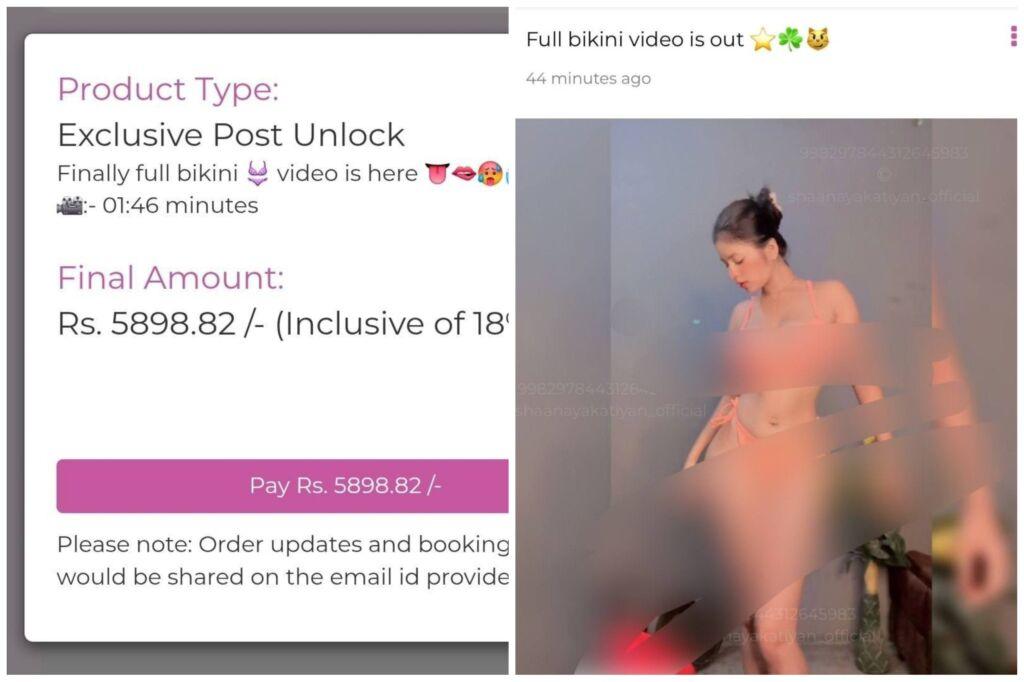 Shanaya Katiyan ~ Exclusive Paid App Bikni Video 6K Worth Of FIRST ON WHOLE INTERNET
