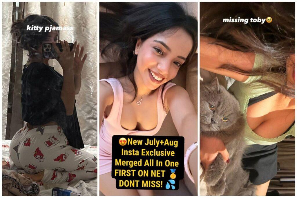 Muskan Karia ~ Aug+July Latest Insta Exclusive Content Teasing Small Tities And Body DON’T MISS