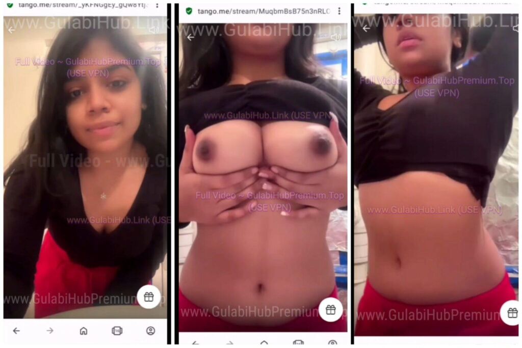 TANGO MALLU MODEL ~ Full Nude 121 Live With Face Going Totally Topless And Teasing Aahhh