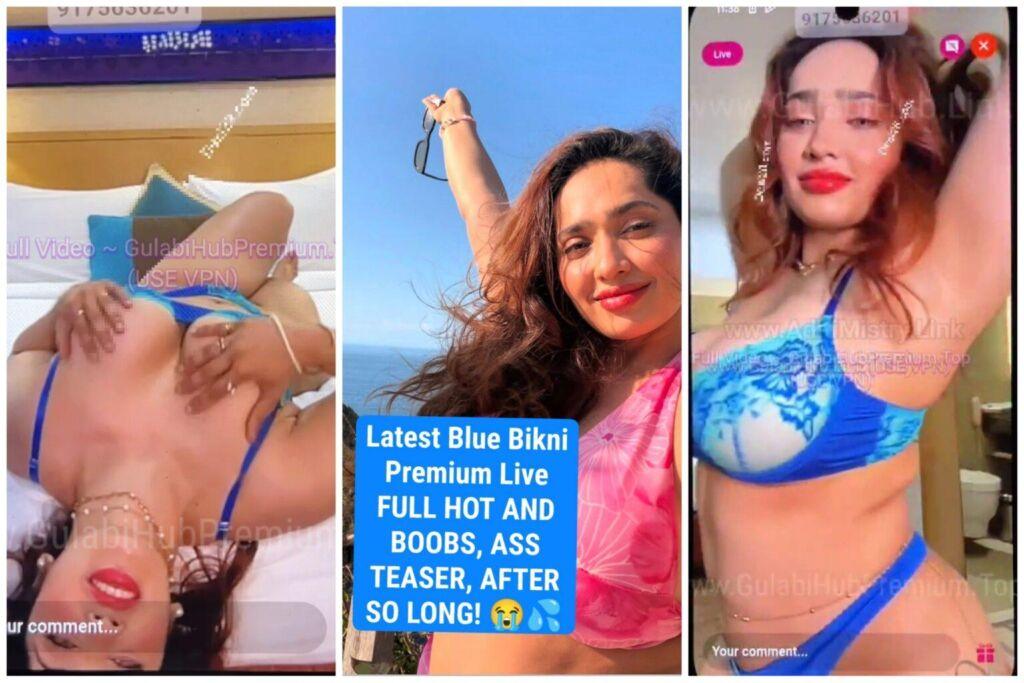 Aditi Mistry ~ Latest Blue Bikini Live First On Whole Internet As Usual SHE AFTER SO LONG DONT MISS