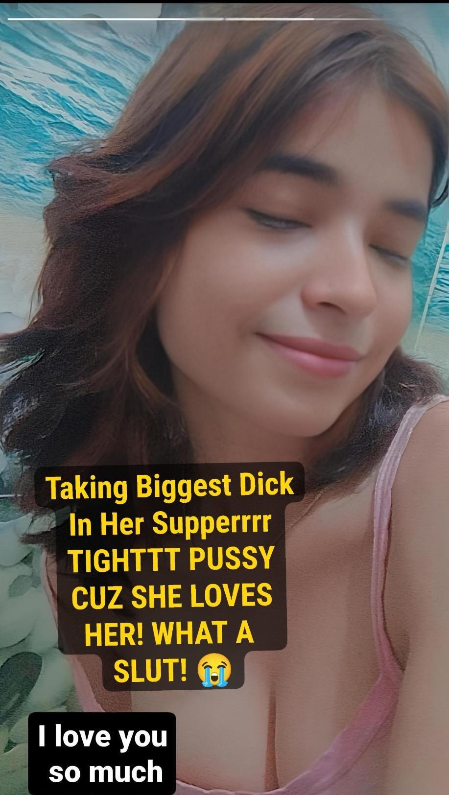 THIS MAY GET DELETED ~ Getting Fucked In That Super Tight Pussy Cuz She Loves That Overaged Guy DUMBFUCK